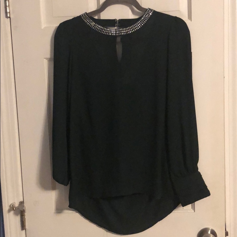 Green dressy blouse